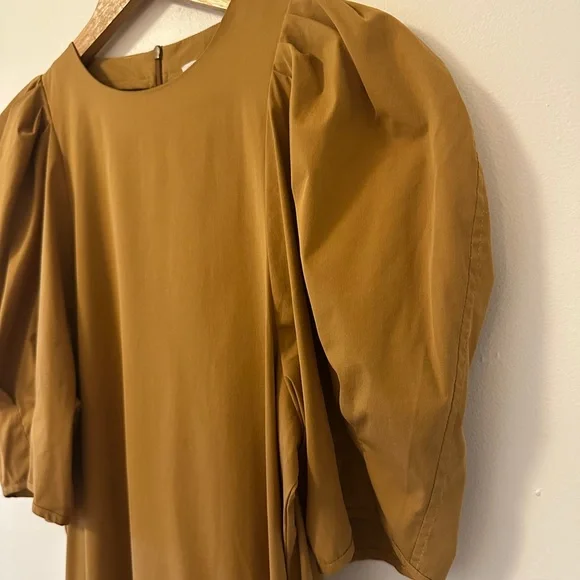 Mr. Larkin Molly Puff Sleeve Modern Weaving Dress in Sierra | Size Small - Picture 4 of 9